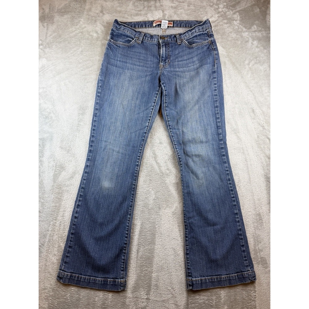 Gap Jeans Womens Size 6 Long & Lean Ankle Bootcut Medium Wash Stretch‎
